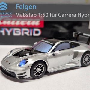 Rims Tires Wheel Scale 1:50 CH1 suitable for Carrera Hybrid Slotcar Racing Car