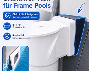 Joint de coin d'adaptateur d'écumoire Intex pour piscine à cadre pour compenser la pente