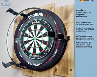 Supporto per telecamera Autodarts Kit di illuminazione a LED per freccette Darting per Steeldarts Sistema di punteggio Winmau Sistema di conteggio automatico