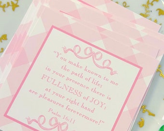 Scripture Bow Gift Tags