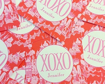 Valentine Chinoiserie Gift Tags