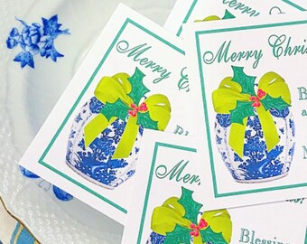 Christmas Ginger Jar Tags