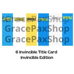 Invincible Title Card Edition