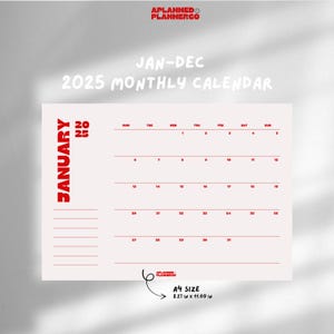 2025 Digitaler Monatskalender, Digitale Planerblätter, Habit Tracker, Budgetplaner, iPad Planer, Ästhetikplaner, Planer Bundle