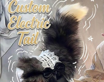 Handmade Custom Fursuit Tail,Remote Electric Tail,Cosplay props,Therian Tail ,Fursuit Essential Accessories,Gift for her,Couple gifts