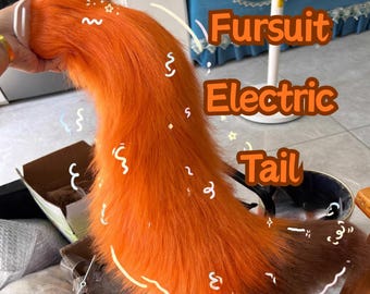 Handgjord specialdesignad fursuit-svans, fjärrstyrd elektrisk svans, cosplay-rekvisita, Therian-svans, viktiga fursuit-tillbehör, present till henne, presenter till par