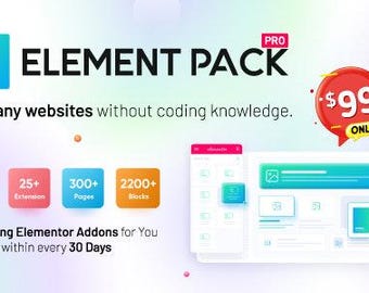 Element Pack Pro para ElementorPage Builder WordPress Plugin