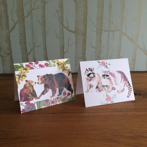 Woodland Animals Greeting Cards 8 Pack image 2