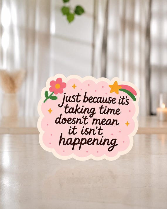 Motivational Sticker, Positive Affirmation Vinyl Decal, Self Growth Gift, Inspirational Quote Sticker, Cute Waterproof Journal Sticker