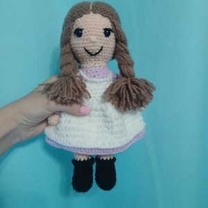 Crocheted Laura Ingalls Little House On The Prairie Pioneer Doll