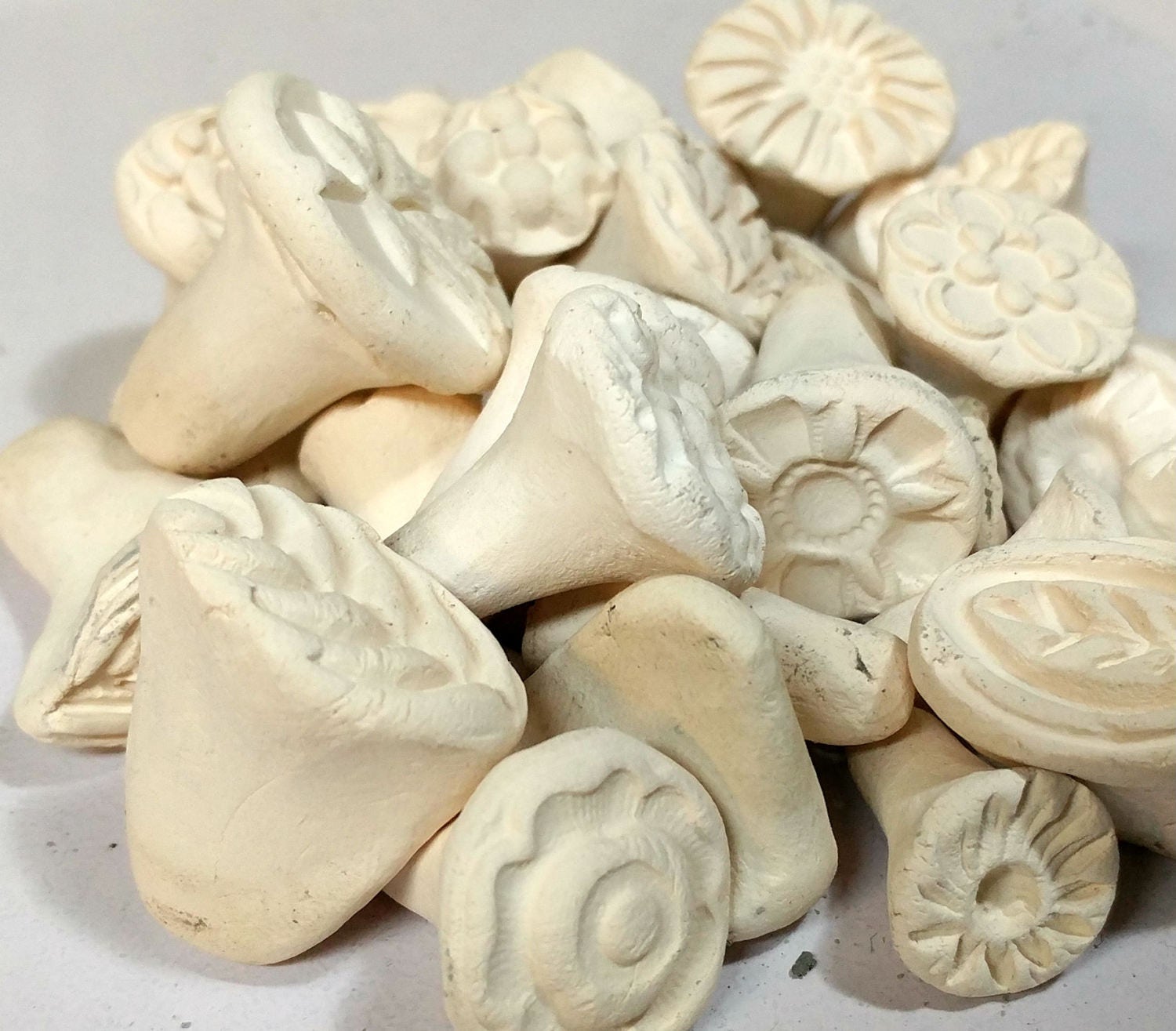 Clay Stamps for Pottery, Fimo, PMC, Fondant and More Clay Tools