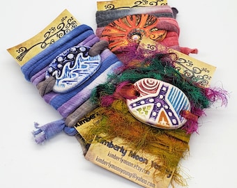 Wrap BRACELETS! - Many designs to choose from - Custom made - Hand carved designs - buy more and and save!  Cute, original ART for you!