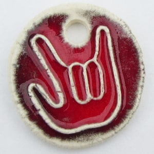 SIGN LANGUAGE LOVE Necklace or Wrap Bracelet, pendant charm bead only, bracelet bar connector, or flat back cab for Mosaics or buy BisQUE!
