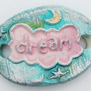DREAM Halskette oder Wrap BRACELET oder Anhänger Charme Armband Bar Verbinder Perle oder Cabochon mit flacher Rückseite ideal für Mosaike! oder Bisque kaufen!