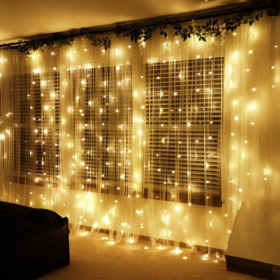 Multi String Lights LED Multi String Lights LED Hanging Curtain Wall Lights Wedding ...