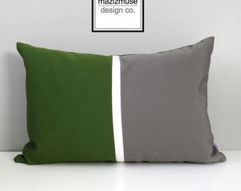 Grey Outdoor Pillow Cover Decorative Modern solid outdoor pillow covers