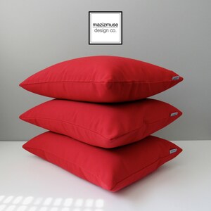Red sunbrella outdoor pillows hotsell