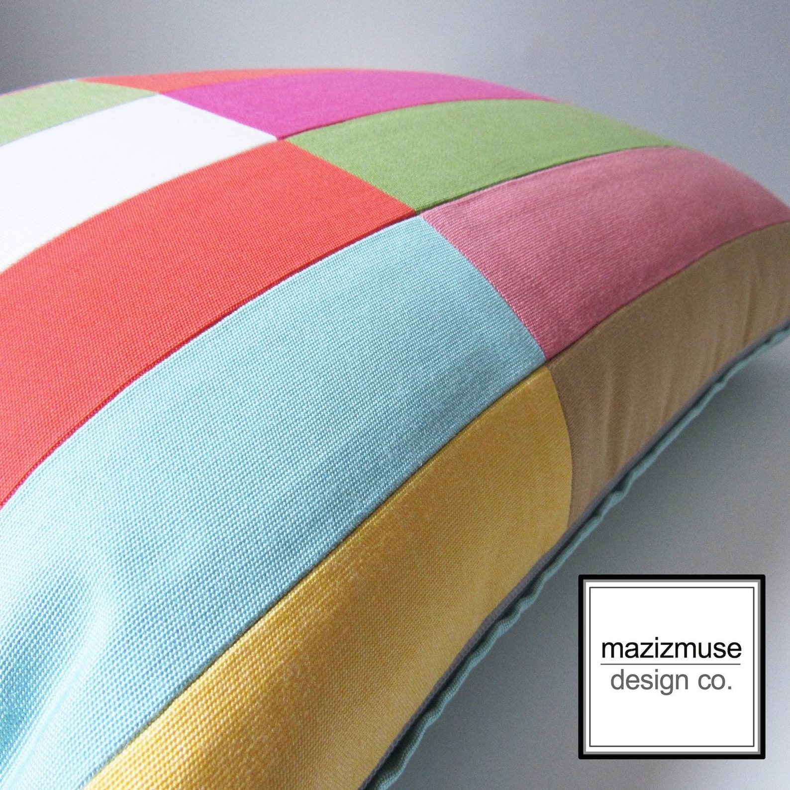Multicolor Outdoor Pillow Cover Colorful Throw Pillow Cover Etsy Canada