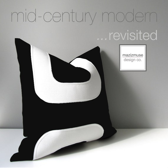 black and white outdoor pillow covers