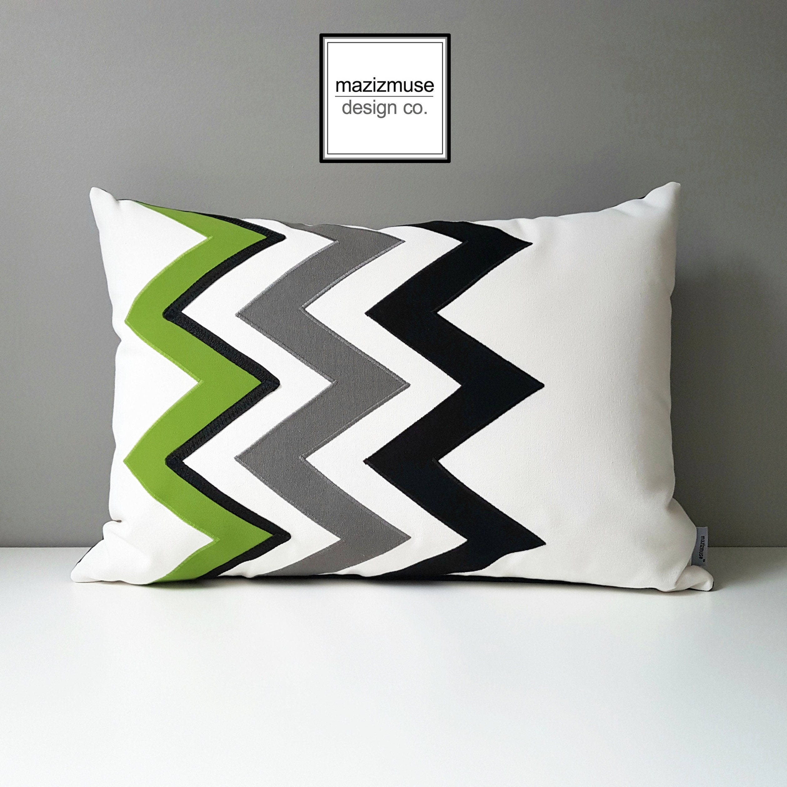 Moderna funda de almohada al aire libre almohada decorativa | Etsy