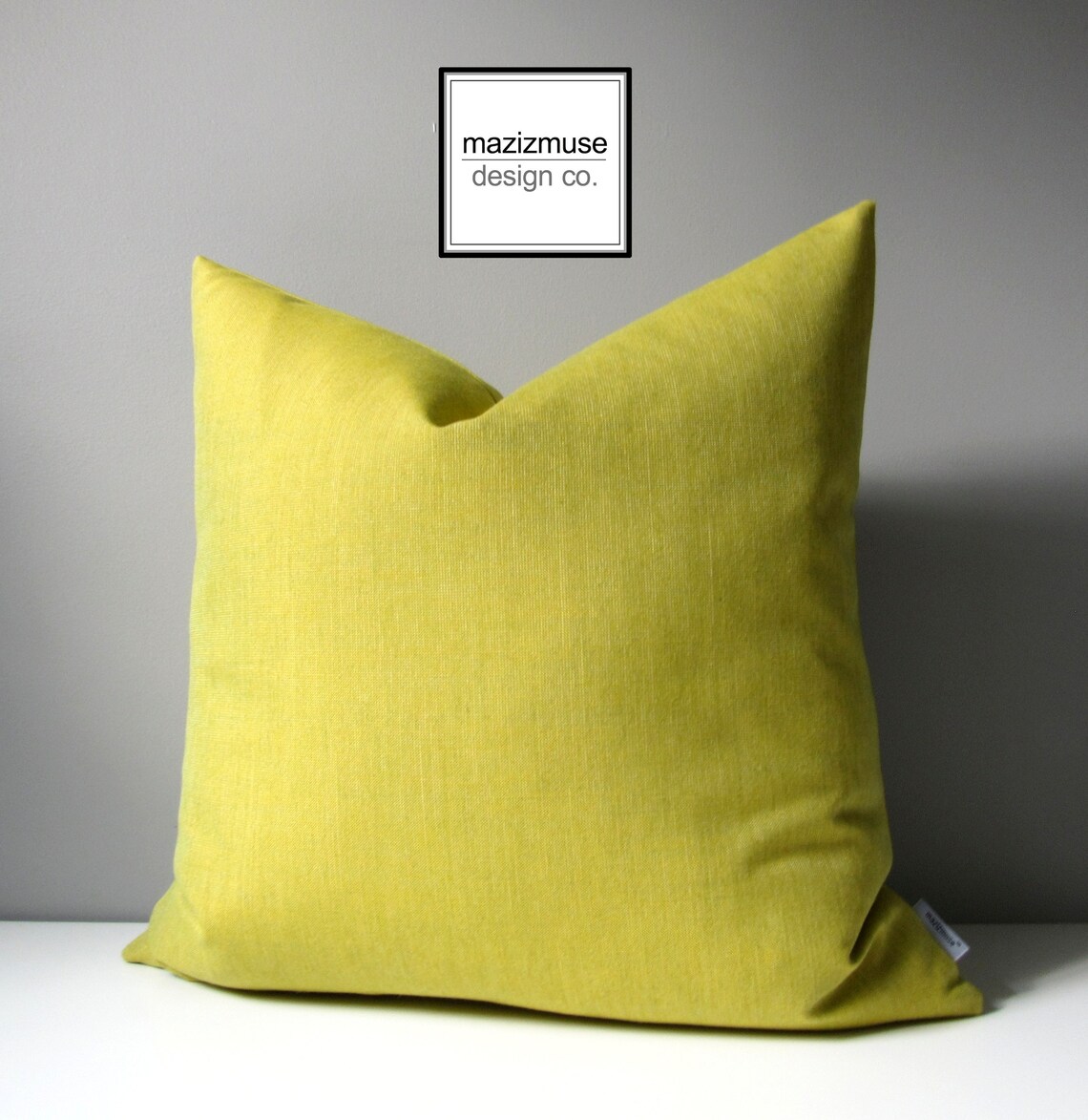 Decorative Acid Yellow & Black Outdoor Pillow Cover Geometric Etsy Canada