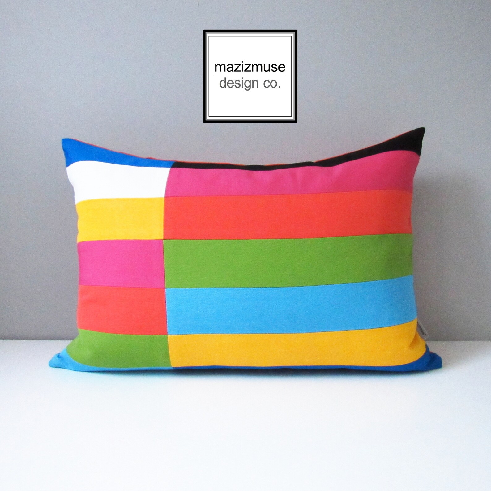 Multicolor Outdoor Pillow Cover Colorful Throw Pillow Cover Etsy Canada