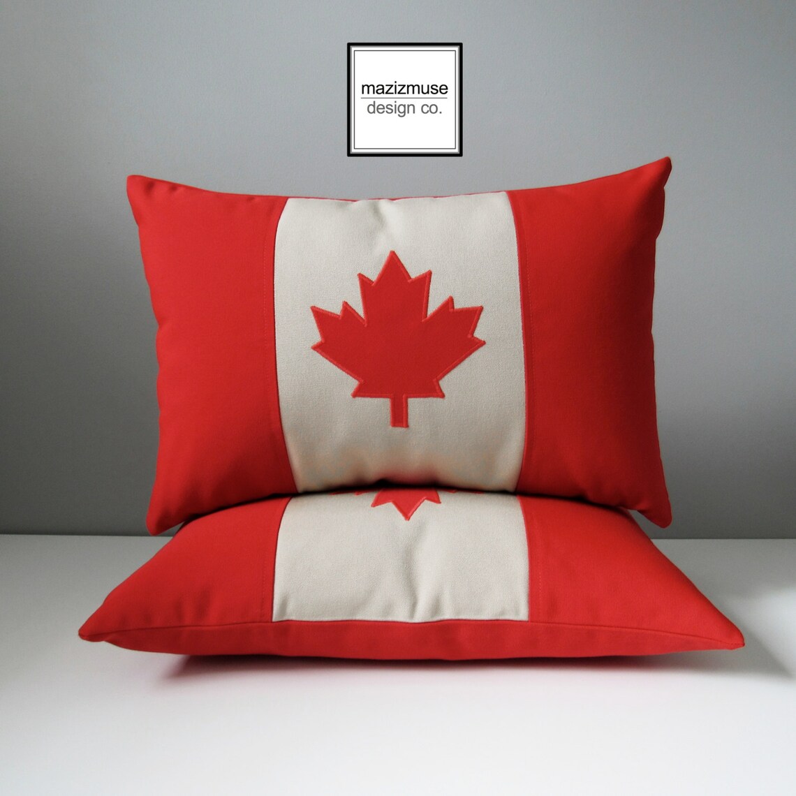 Canada Flag Pillow Cover Canadian Flag Outdoor Pillow Cover Etsy