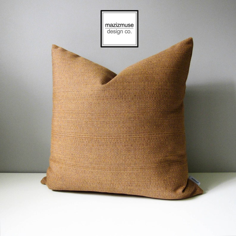 Straw Linen Sunbrella Pillow Cover Modern Outdoor Pillow Etsy Canada