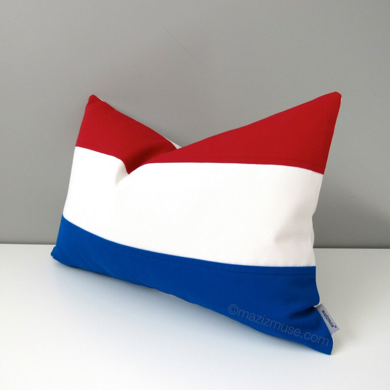 Netherlands Flag Pillow Cover Dutch Holland Red White Blue Etsy
