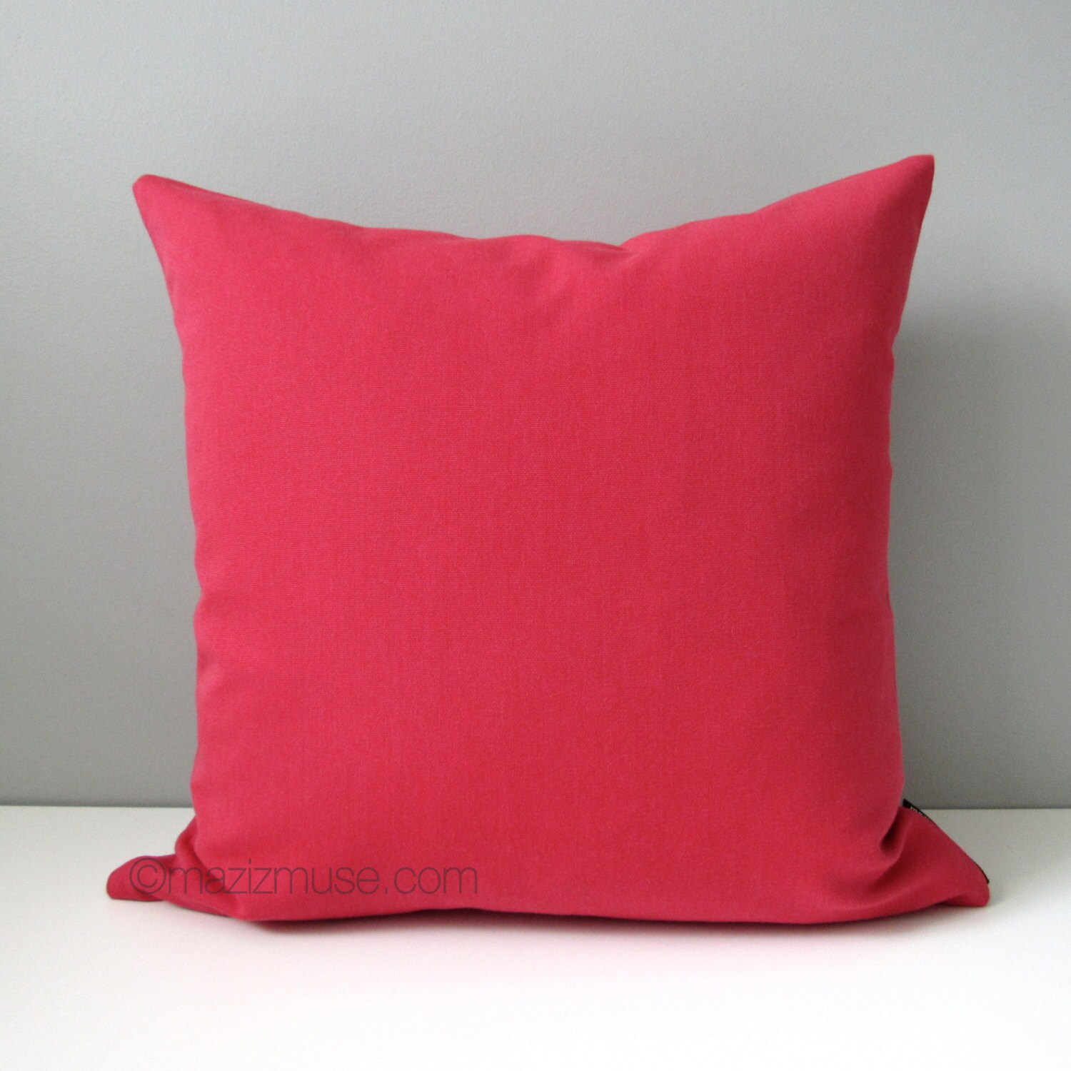 raspberry colored throw pillows