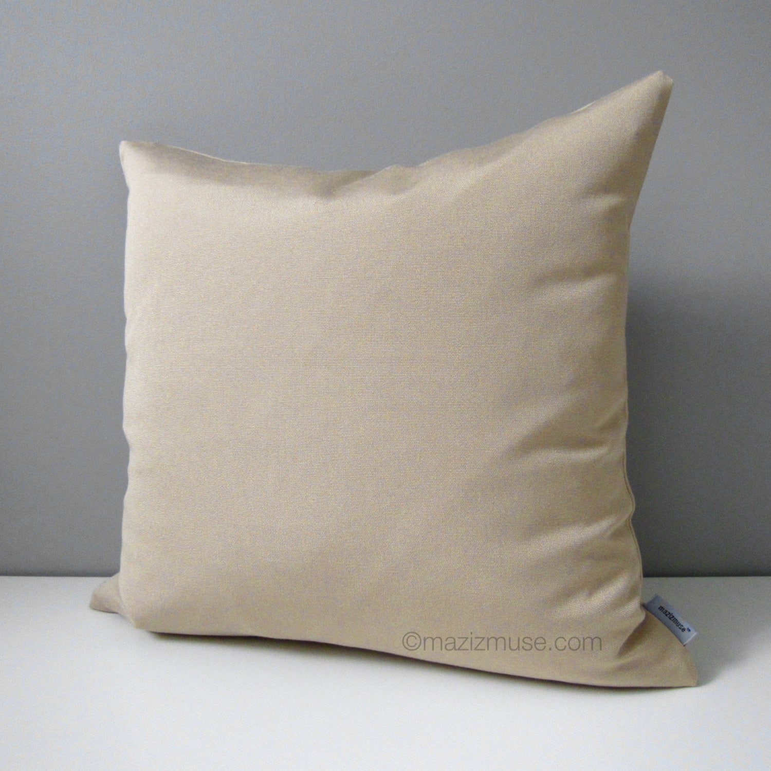 Cubierta de almohada exterior de color beige antiguo funda de | Etsy