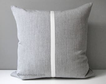 Granite Grey Outdoor Pillow Cover, Decorative Pillow Cover, Modern Pillow Case Modern Silver Gray Sunbrella Pillow Cover, Grey Cushion Cover