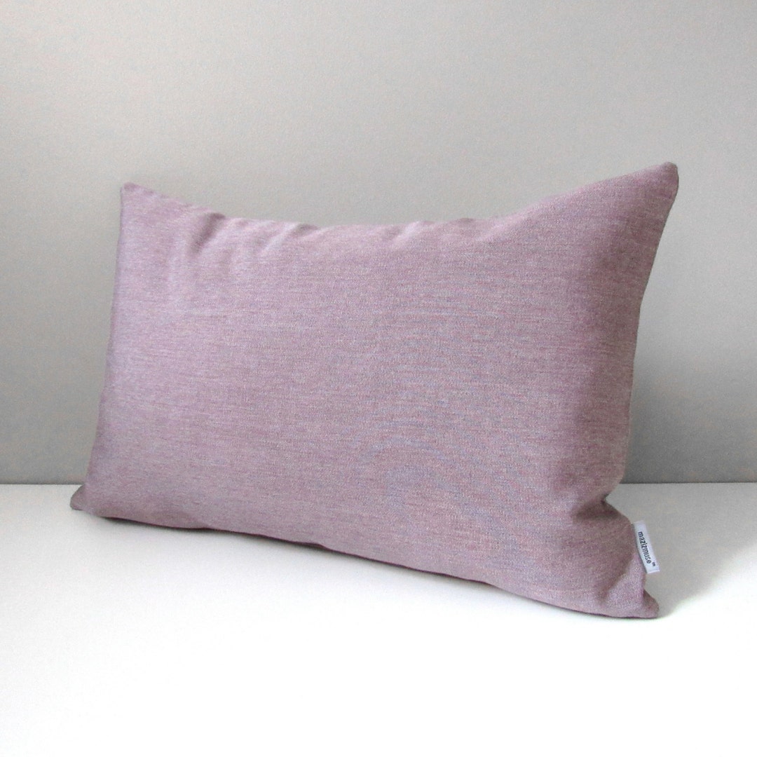 Mauve Pillow Cover Decorative Pillow Cover Modern Outdoor Etsy