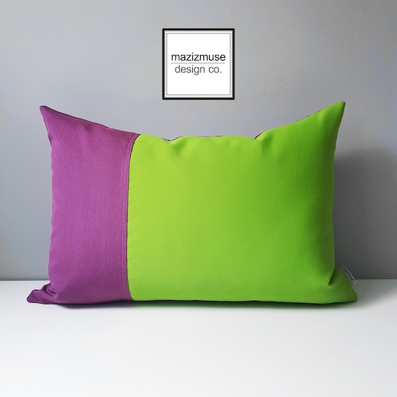 Lime green outdoor clearance pillow