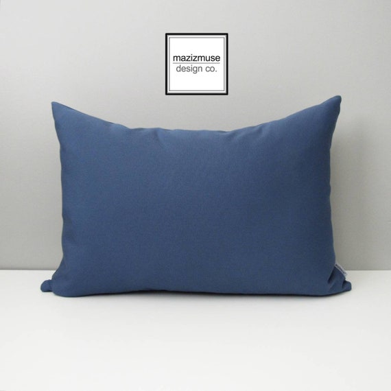 Sapphire Blue Outdoor Pillow Cover Decorative Throw Pillows Cushion Cover