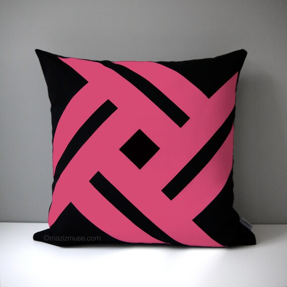 Bright pink outdoor pillows cheap