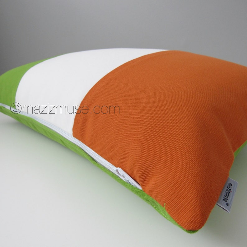 Irish Flag Pillow Cover Ireland St. Patrick's Day Lime Etsy
