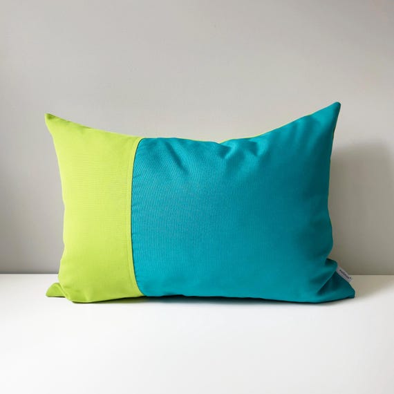 Sunbrella Lime Green Outdoor Seat Cushions Lime Green Teal