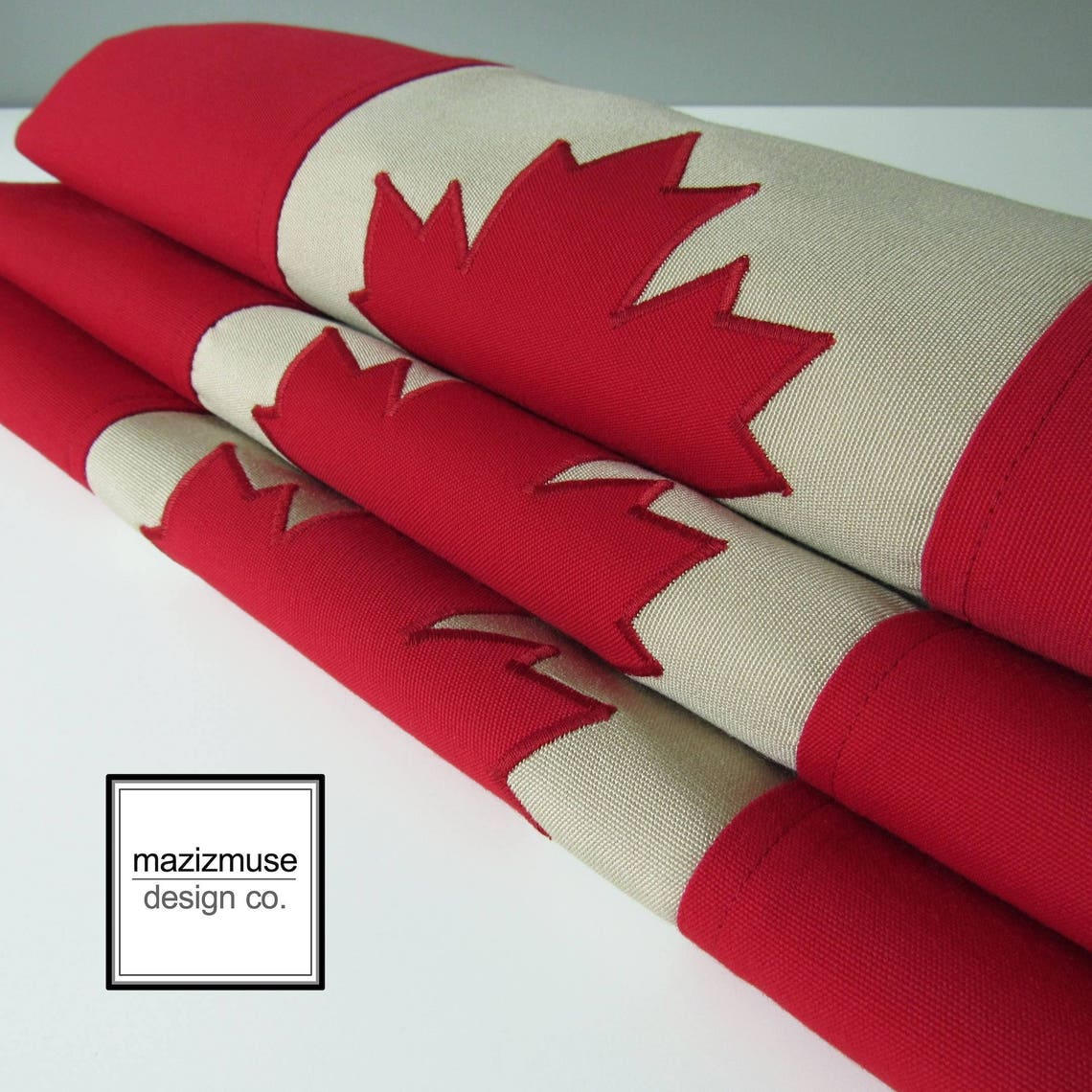 Canada Flag Pillow Cover Canadian Flag Pillow Cover Maple Etsy