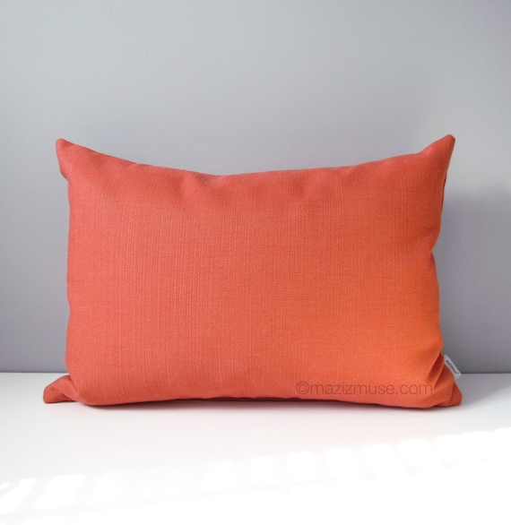 Sale, Decorative Sangria Sunbrella® Outdoor Pillow Cover in Melon