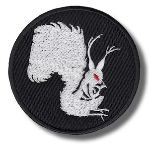 Squircifer Broderad Tygmärke Stryk-på Applikation 340652
