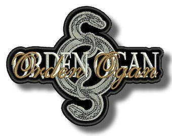 Orden Ogan Patch Badge Aplikacja haftowana żelazko na 721e44