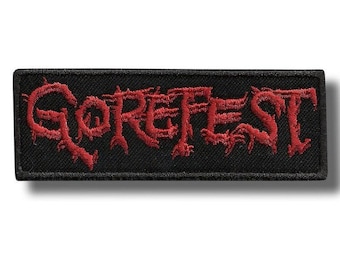 Gorefest gestickter Aufnäher Badge zum Aufbügeln Applikation 4e86e9