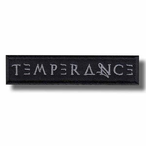 Temperance Patch Badge Applique Embroidered Iron on 6bc6c5