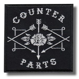 Counterparts Patch Badge Applique Embroidered Iron on ffd421