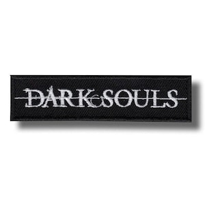 Dark Souls-märkeslapp Broderad stryk-på fcd947