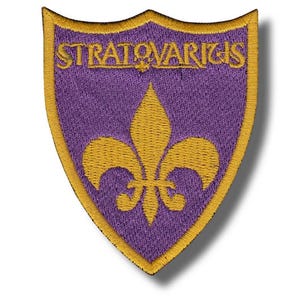 Stratovarius Broderad Tygmärke Stryk-på Applikation d27228