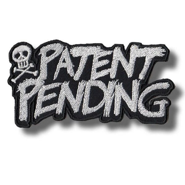 Patent Pending Embroidered Patch Badge Iron on Applique c3afac