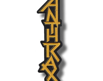 Anthrax Embroidered Patch Badge Iron on Applique 49c946