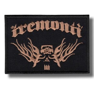 Tremonti Broderad Tygmärke Stryk-på Applikation d23333